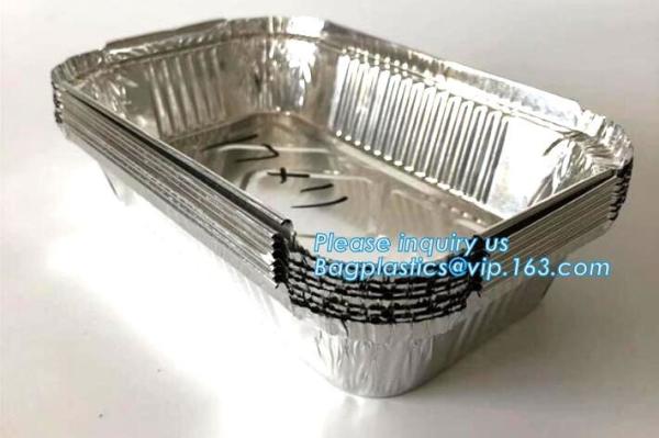 500ml smoothwall aluminum foil disposable oven safe food container,4LB / 1133