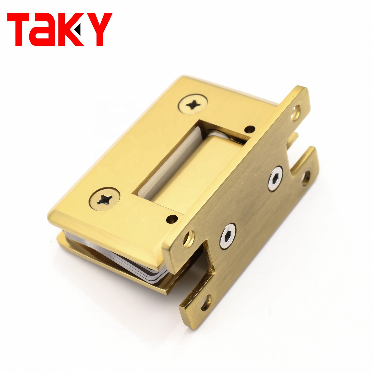 Frameless Glass Door Hinge PSS/SSS/MB Finish 90 Degree Solid Brass for Shower Room Door