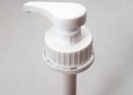 10 - 30Ml Output Lotion Pump Dispenser Pure White Color Screw Down Type