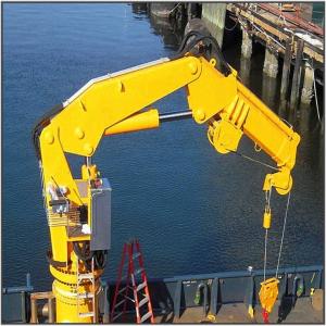 Wholesale Knuckle Boom Crane Operator Jobs of winches Hydraulic Marine Ship Crane from china suppliers