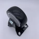 Heavy Duty PU Caster Wheel with Non-Swivel Top Plate 6 Inch