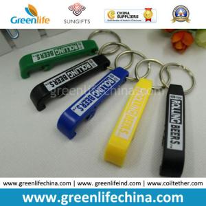 Wholesale Colorful Custom Printed Bottle Opener with Split Ring Hot Selling Advertisment Item from china suppliers