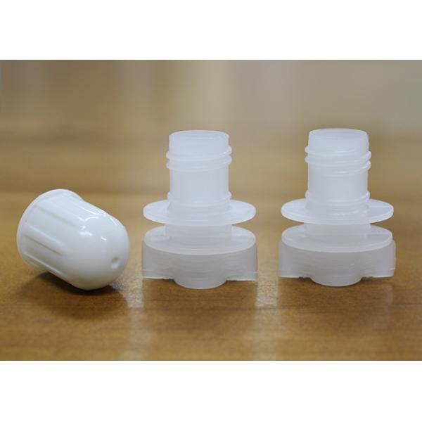 Eco Friendly Plastic Spout Bottle Cap Outer Fluidway 14mm Easy To Refill