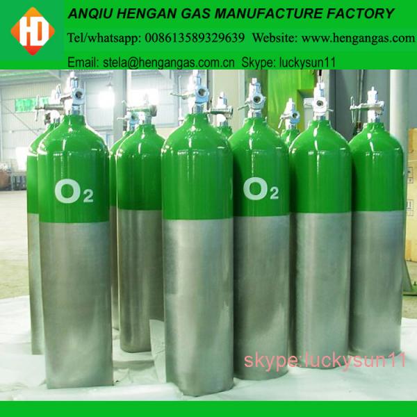 Quality high pressure oxygen gas cylinder for sale