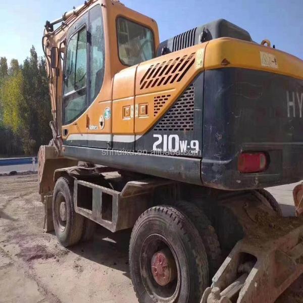 used high quality wheel excavator hyundai 210-7/second hand wheel excavator Hyundai 210-7 on sale