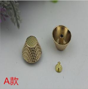 Wholesale Fashion  gold pattern 10 mm metal die-cast zinc alloy dome pop rivet for bag bottom from china suppliers
