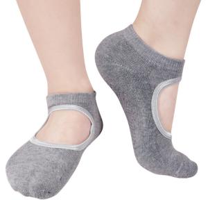 Wholesale Security Backless No Slip Yoga Socks , Various Color Breathable Yoga Feet Socks from china suppliers