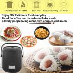Dishwasher Safe Electric Cooker 1 Litre Auto Stay Warm 2 Cup Portable Lightweigh