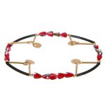 Crystal Stretchy Spring Zircon Star Chain Bracelets Rainbow Color