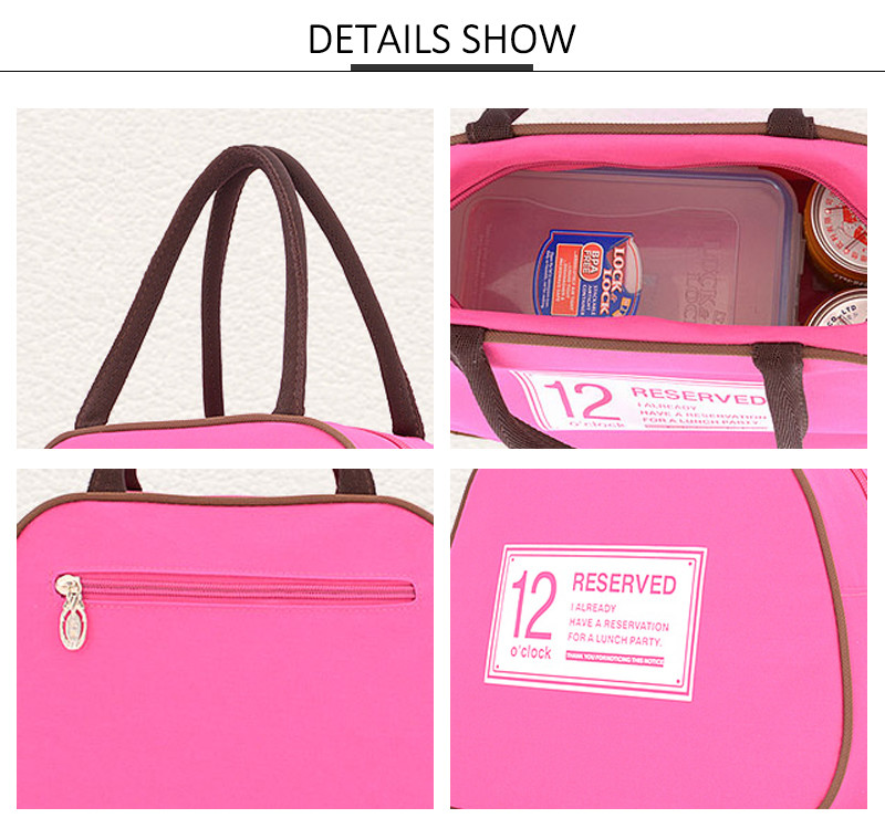 Food Delivery Leakproof H19Cm Thermal Lunch Tote