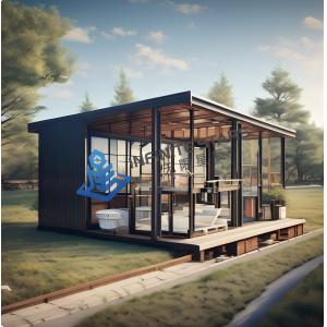 China Lightweight High Strength Prefab Steel House Villa Environmental Friendliness on sale