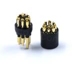 Circular Industrial Connectors 3 Pin + 6 Pin Male Female Connector For Wire