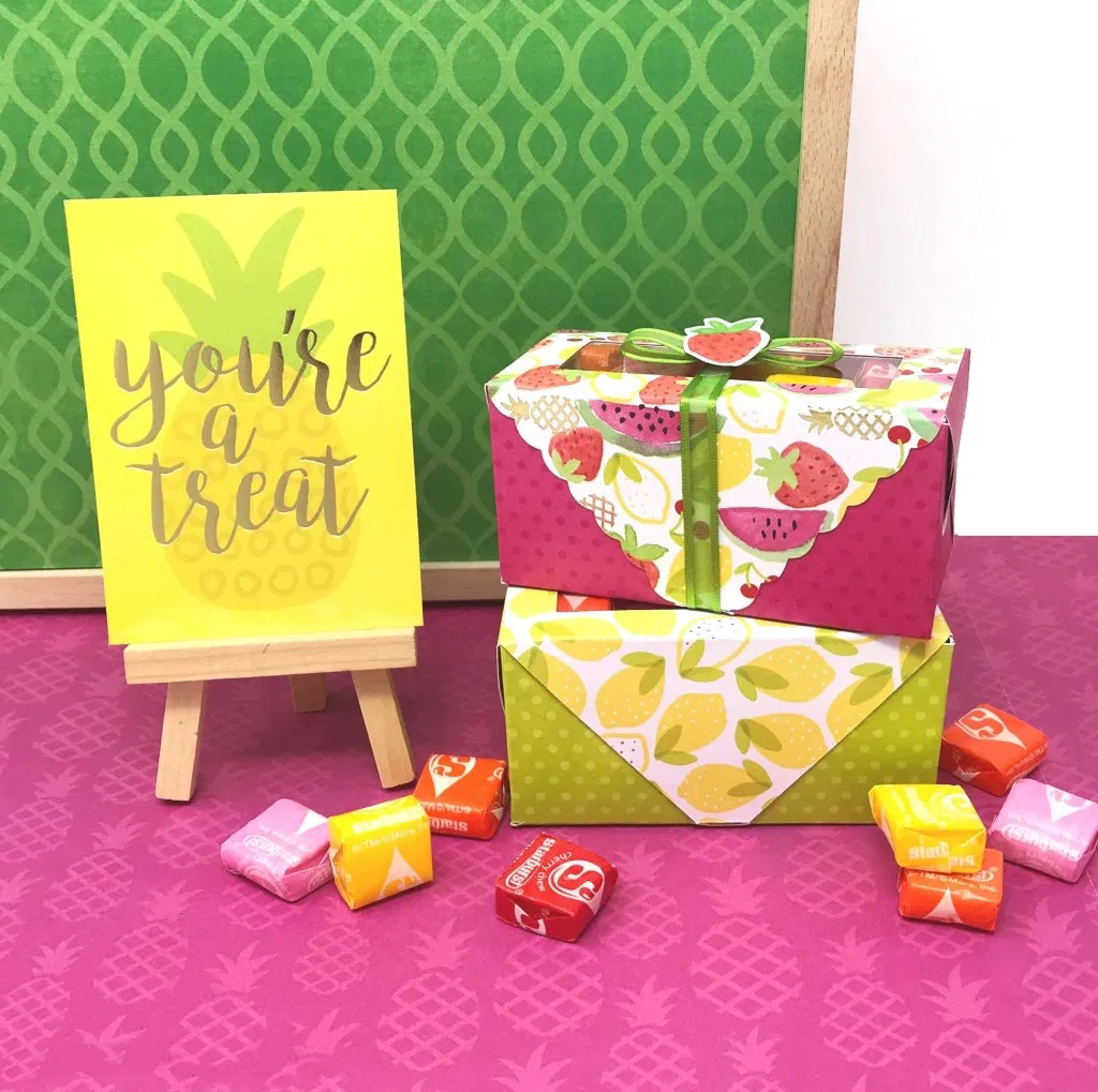 Paperboard Christmas Candy Gift Boxes Customized Logo