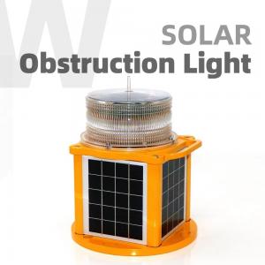 China AFS400 LED Obstruction Light Solar Powered Aircraft Warning Lamp 6-7KM Visibility on sale