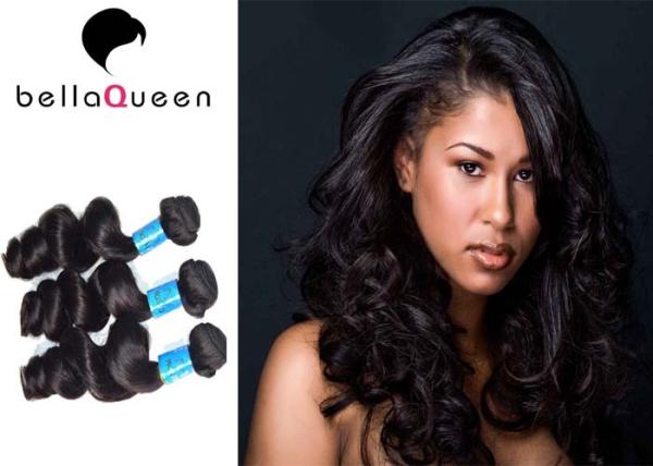 10 inch - 30 Inch Tangle Free Malaysian Loose Wave Virgin Hair With Full Cuticle