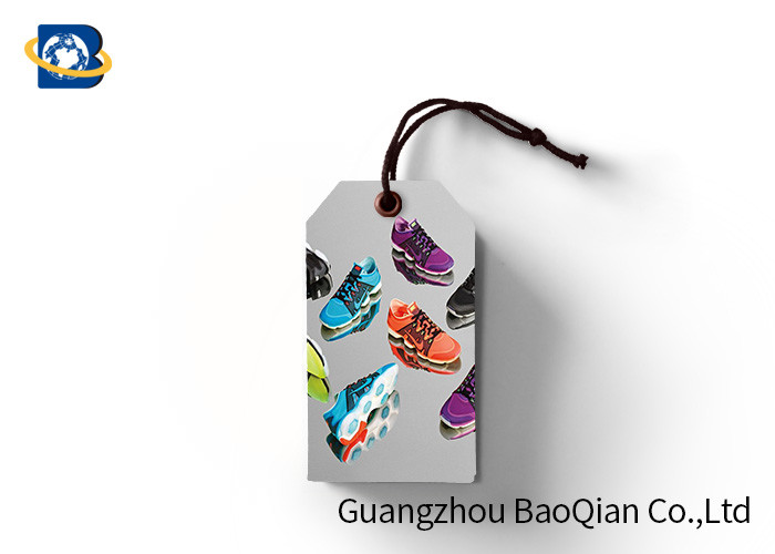 3D Image Custom Shoe Hang Tags , Shoes Lenticular Labels PET / PP / Paper Material