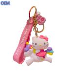 OEM factory custom Cute Cartoon Keychain Customize 3d Plastic PVC Keychain