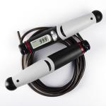 Indoor / Outdoor Fitness Jump Ropes , Calorie Skipping Rope With Digital Counter