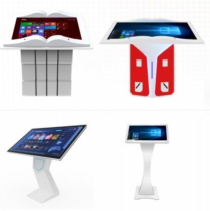 43 Inch Floor Standing Digital Signage Display 178 Degrees FCC Approval