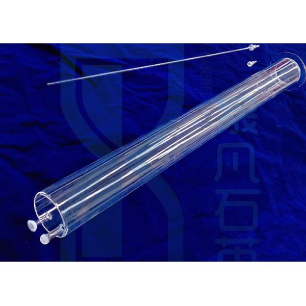 OD300mm SIO2 Quartz Glass Tube For Tube Furnace Flange