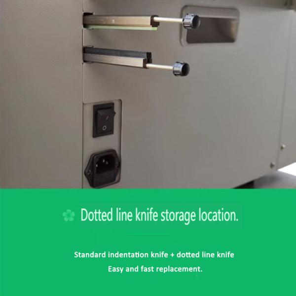 NC-353 High Speed Digital Creasing Machine With LCD Display Screen