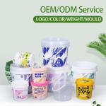 Food Grade 1.5 Gallon Plastic Drum The Top Container for Snack and Beverage