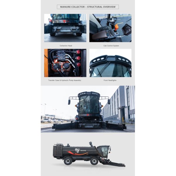 Labor Saving Manure Collector Machine Improving Farm Hygiene And Reducing Cleaning Time