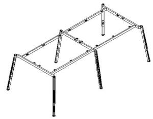 Wholesale conference table metal leg frame ,#939 from china suppliers