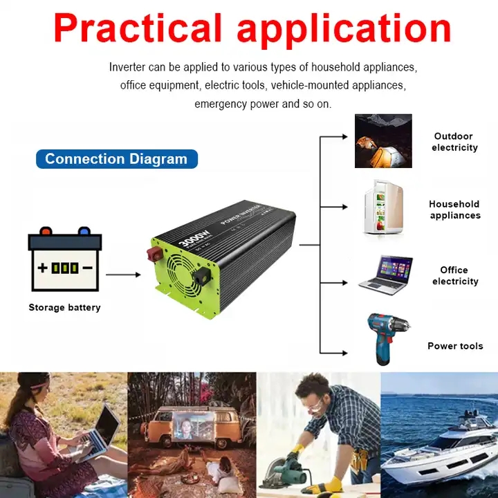 Power Generator Inverter 3000W 48V Dc To 230V Ac 5Kw Pure Sine Wave Inverters Low Frequency Inverter(Pure Sine Wave)