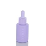 30ml Blue/Purple Cylindrical Smooth Glass Bottle With Blue/Purple Drop For Empty