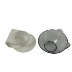 Anti Ant Cute Pet Bowls With Lid Transparent 15 Degree Tilted Cat Bowl Cervical