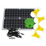 30W White Solar Panels Lights IP65 With Battery And Inverter For Outdoor