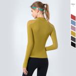 Women's Equestrian Base Layer Long Sleeve Thumb Hole Horse Riding Shirts Mesh