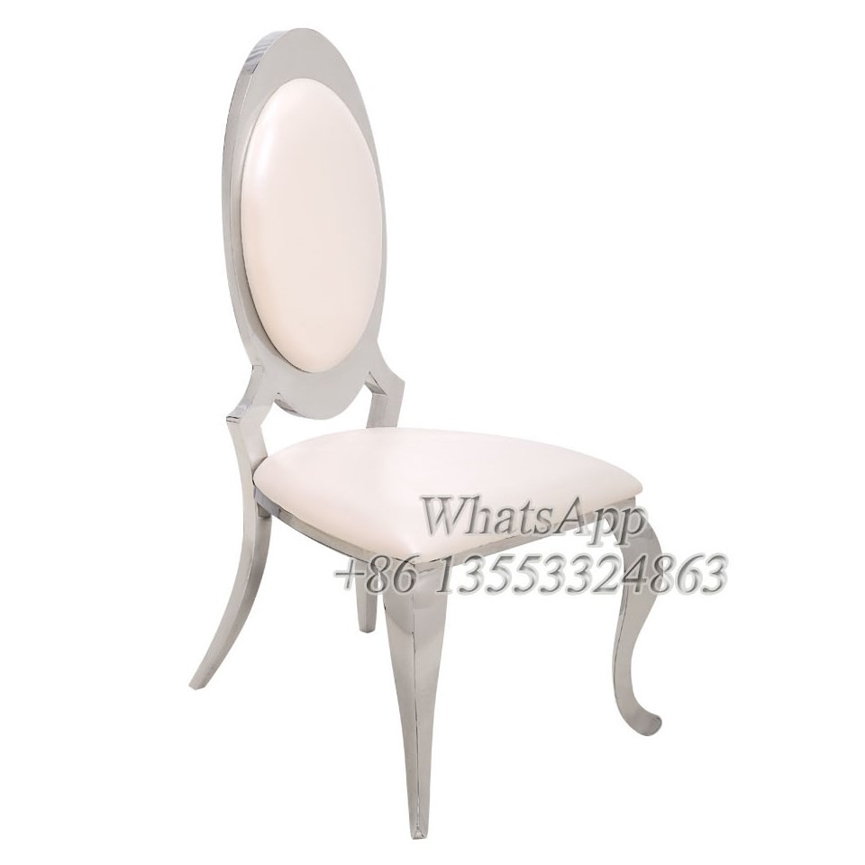 Stainless Steel And Leather Dining Chairs From Furniture Factory (YS-4)