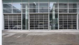 Wholesale Powder Coated Overhead Aluminum Sectional Door Full View Aluminum Garage Doors from china suppliers