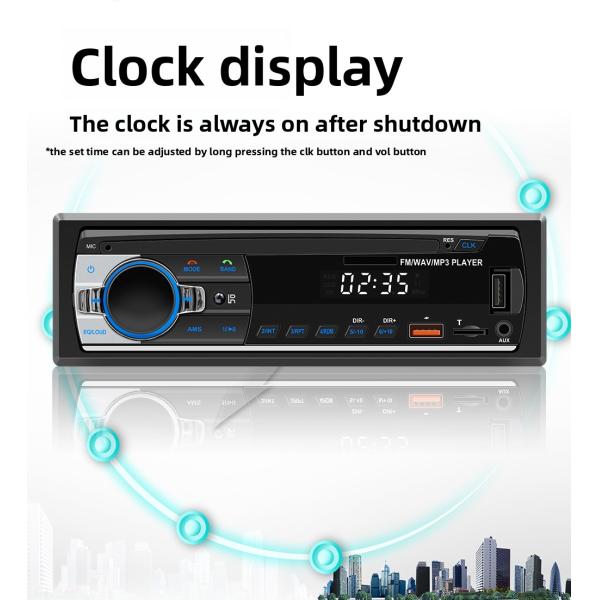 Creatall In-Stock Car MP3 Player with BT Wireless Connection USB Interface FM Radio-New Cross-Border Product