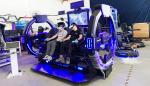 2022 Dreamland Reality Virtual Game Machine 4 Seats 9D VR Roller Coaster Cinema
