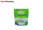 Aluminum Foil Waterproof Pet Food Packaging Bags Stand Up With Clear Window