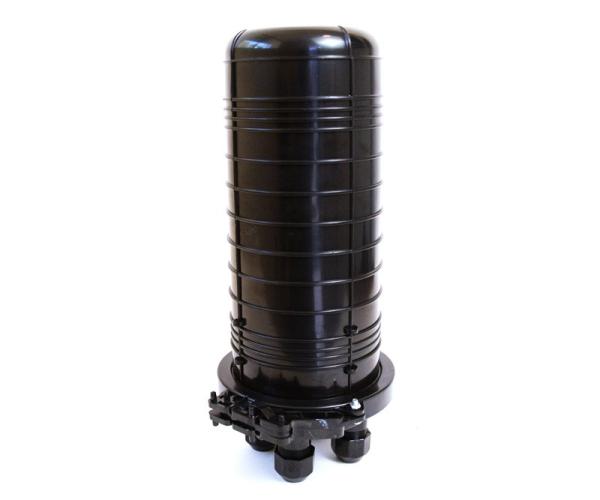 Vertical Fiber Optic Cable Joint , 72 Fiber 4 Entries Heat Shrinkable Joint