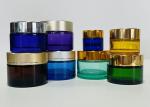 CE Pink Green Small Glass Makeup Jars Tasteless Pp Cream Jar 50ml