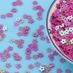 PET Material Sequin Applique Embroidery for Festivals Weddings Parties-Fashion