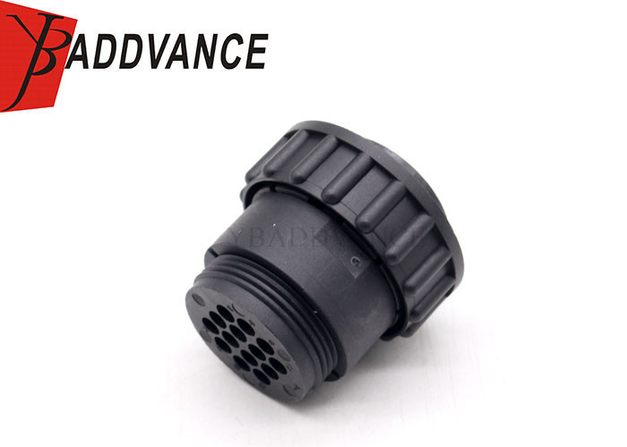 206044-1 TE Connectivity Black 14 Way Male Circular Plug Connector Housing