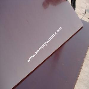 China 18mm Brown Film Faced Plywood,  Brown film coated construction plywood, Formwork on sale