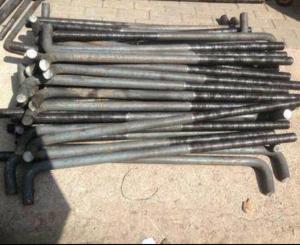 Wholesale Carbon Steel Foundation Nut Bolt , Foundation J Bolts For Concrete Anchoring from china suppliers