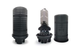 Wholesale 288 Cores Dome Fiber Optic Fusion Splice Closure Box 1Oval 6 Round Ports Aerial Manhole Duct from china suppliers