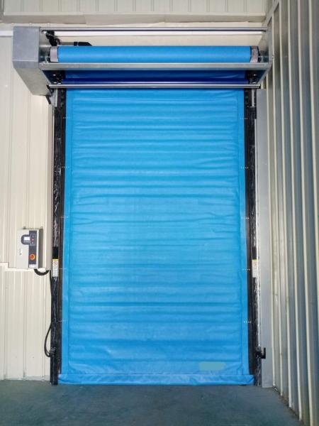 220V/380V 50Hz High Speed Roll Up Freezer Doors Break Prevention High Frequency