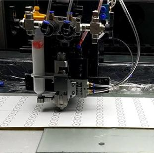 High Precision Selective Auto Conformal Coating Machine side view