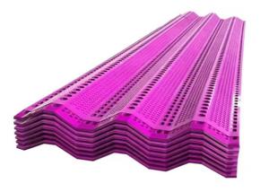 Wholesale 1.2mm Thickness Pink Color Windbreak Panels For Coal Mine Protection from china suppliers