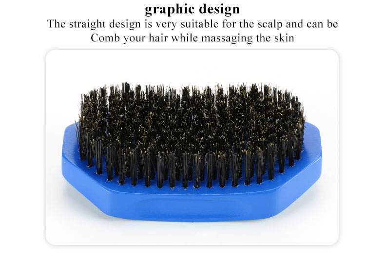 Abeis In Stocks 360 Wave Brush Wooden Handle Boar Bristle Curved Hair Brush