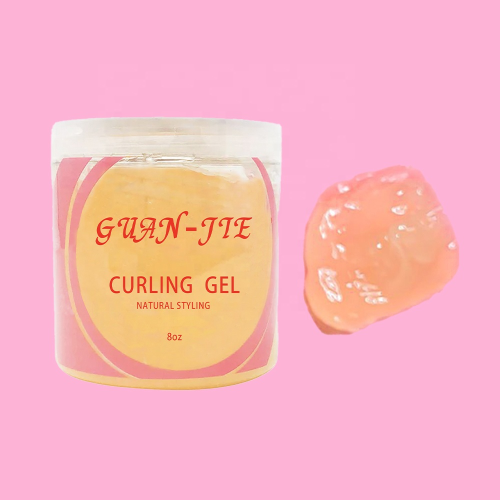 Curly Hair Styling Gel for Enhanced Curl Definition and Moisture Retention Frizz Control